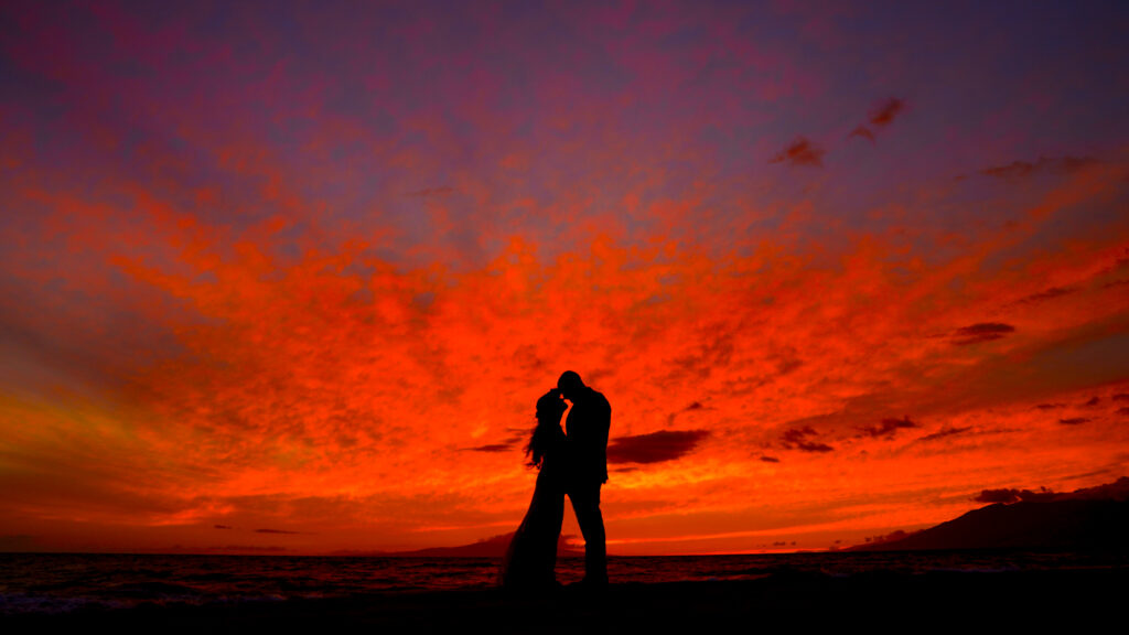 Sunset Wedding at Poolenalena Beach