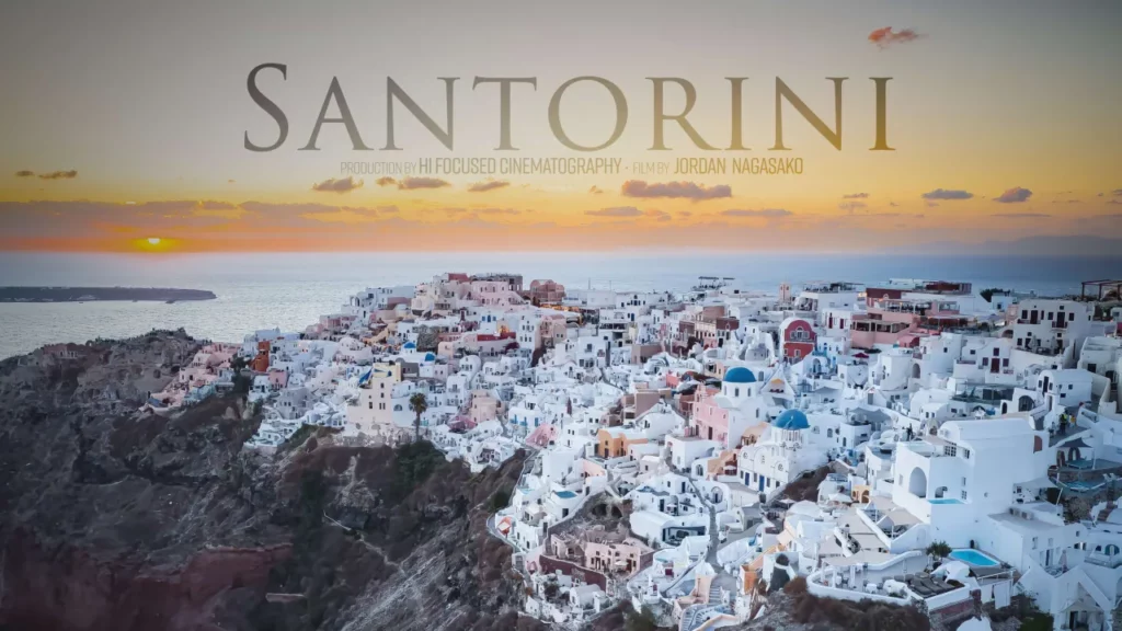 Santorini a Stunning, Cinematic Travel Film
