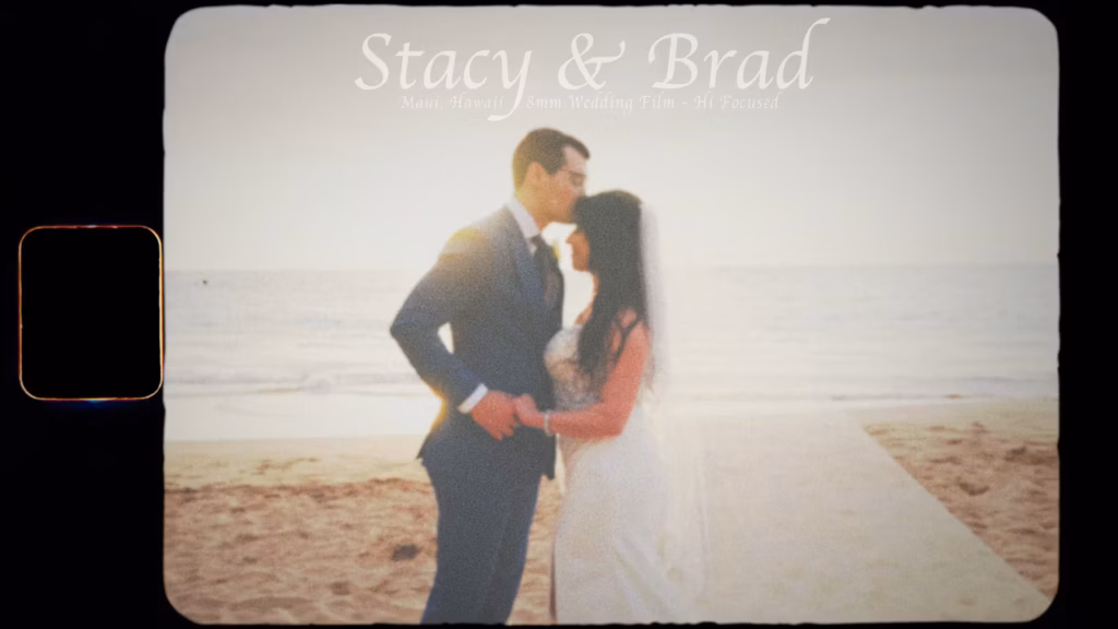 Stacy + Brad Vintage 8mm Maui Wedding Film