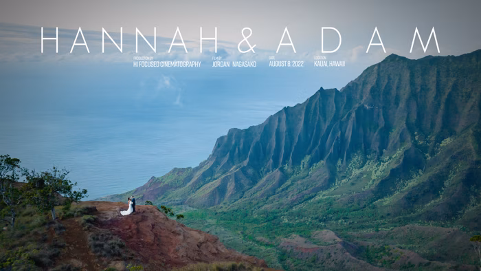 Hawaiii Adventure Elopement Film / Hannah & Adam
