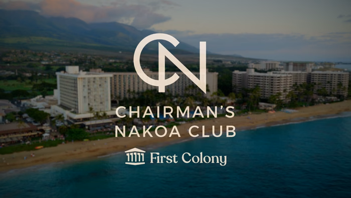 First Colony Chairman's Nakoa Club Maui 2026